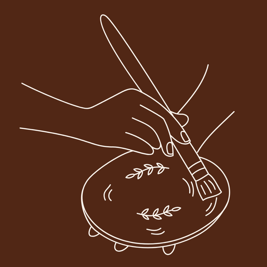 Brushes & Bubbly - Pottery Painting